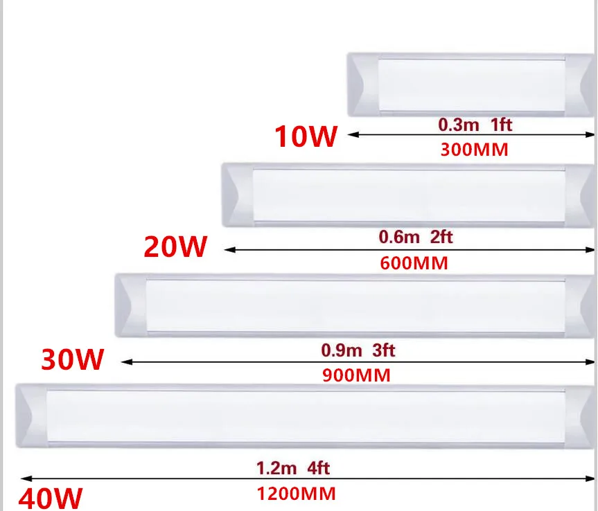 Светодиодная трубка 40 Вт 120 см 30 90 20 60 холодный белый/теплый Whtie 2835SMD светодиодная