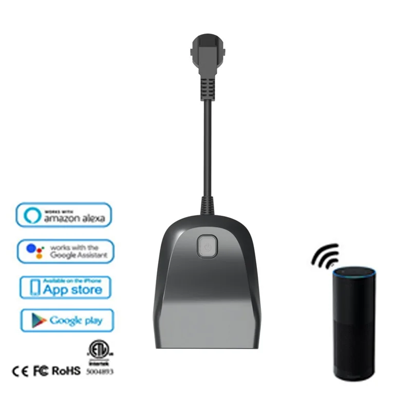 Умная Wi Fi розетка умная наружная Беспроводная 1in 2out пульт дистанционного