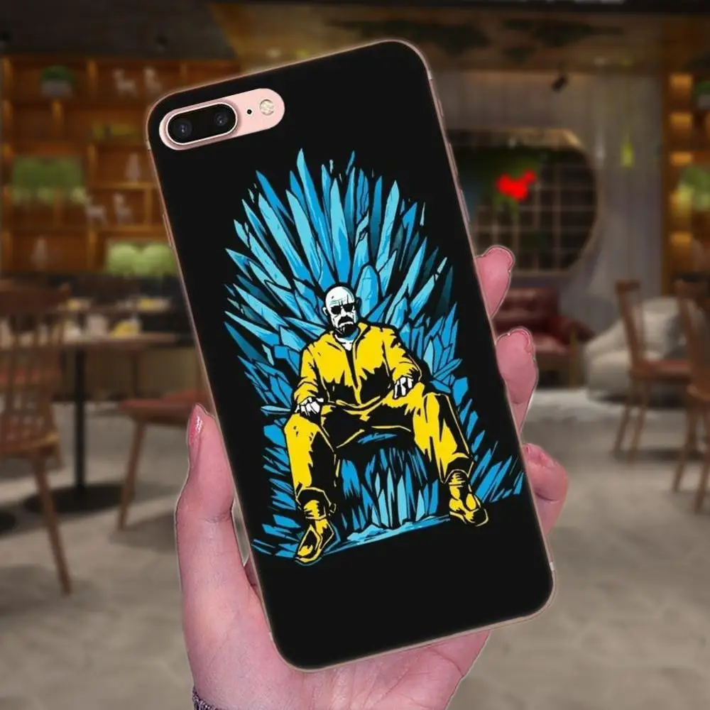 Для HUAWEI Mate 7 8 9 10 20 P8 P9 P10 P20 P30 Lite Plus Pro Чехлы для сотовых телефонов из мягкой искусственной кожи с принтом «во все тяжкие» химии Уолтер - Цвет: as picture