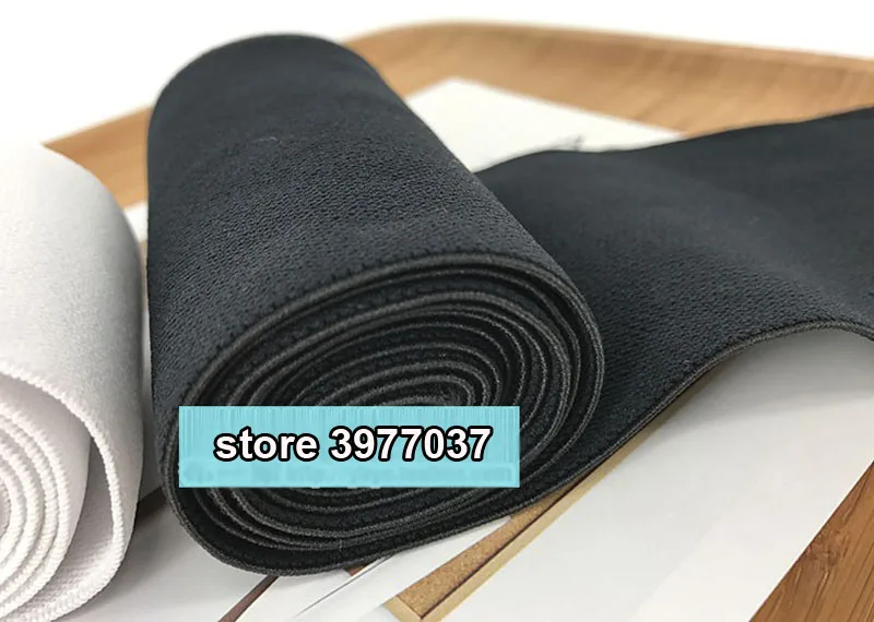 3meters white black Flat Elastic Band Sewing Clothing Accessories Nylon Webbing Garment Width 8cm 10cm | Дом и сад