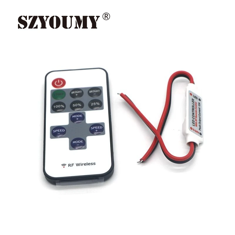 SZYOUMY миниатюрный пульт дистанционного управления для светодиодов с 11 кнопками 5 24