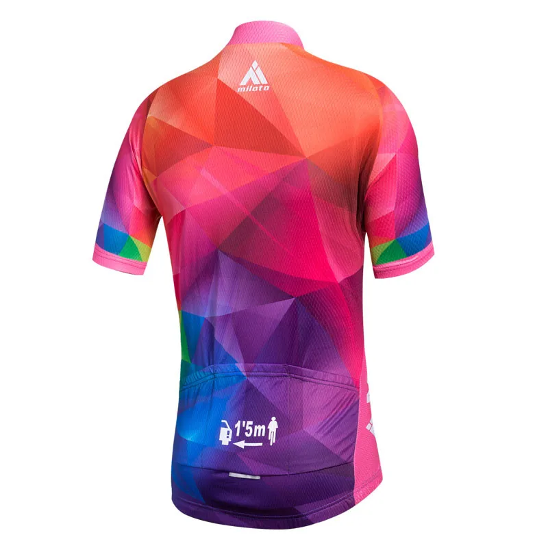 Женский комплект одежды Miloto с коротким рукавом для езды на велосипеде летняя