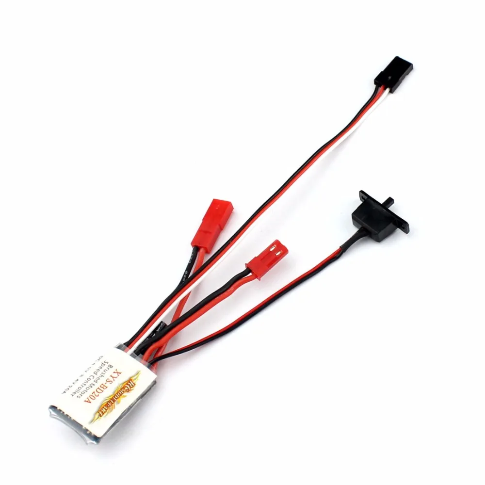 

F05614 20A Brushed ESC Car Motor Speed Controller Bothway No brake function For 1/16 1/18 Car Boat + FS