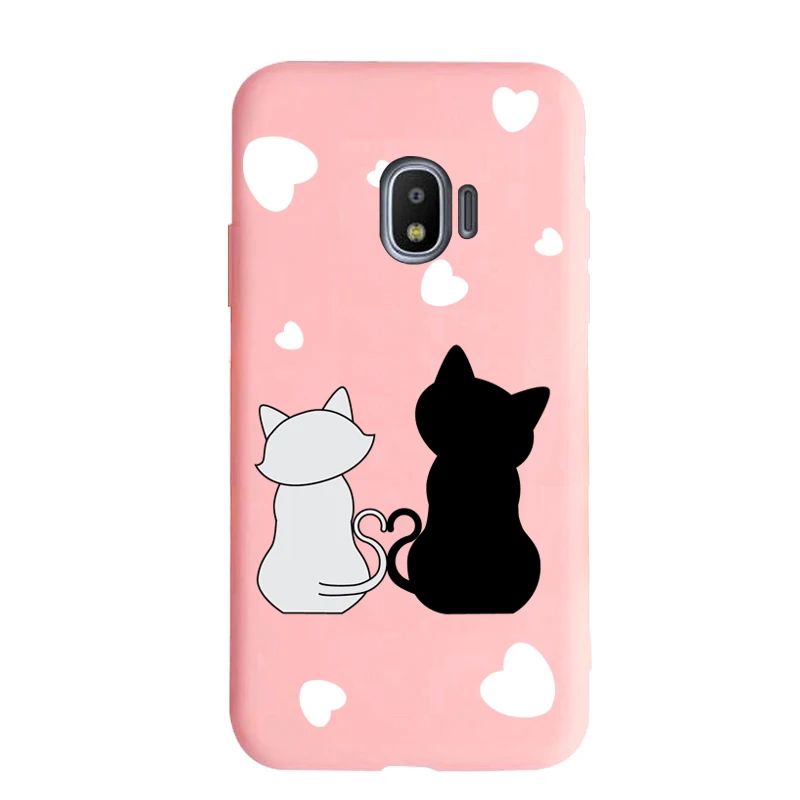 XQ 5 pink case Чехол для samsung galaxy A8 A6 плюс J2 pro A3 A5 A7 J3 J5 J7 ЕС Космос Вселенная планета мягкий чехол для мобильного телефона - Цвет: XQ 5 pink case
