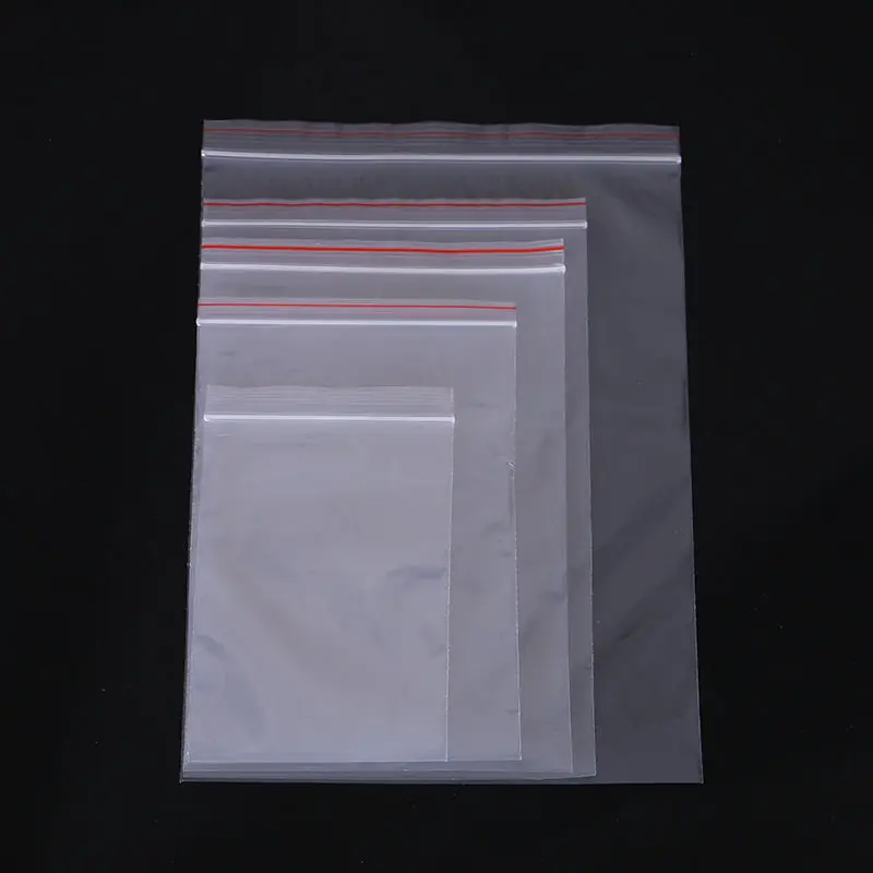 500 шт. пластиковые пакеты на молнии с застежкой молнией|plastic clear|bags ziplockbag zipper |