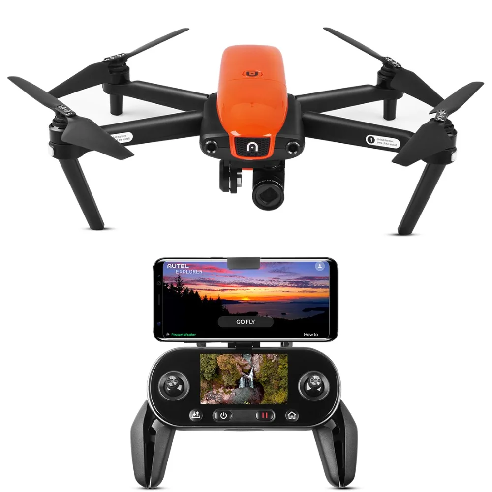 Складной Дрон autel robotics evo камера 60FPS 1080P 4K видео в реальном времени с