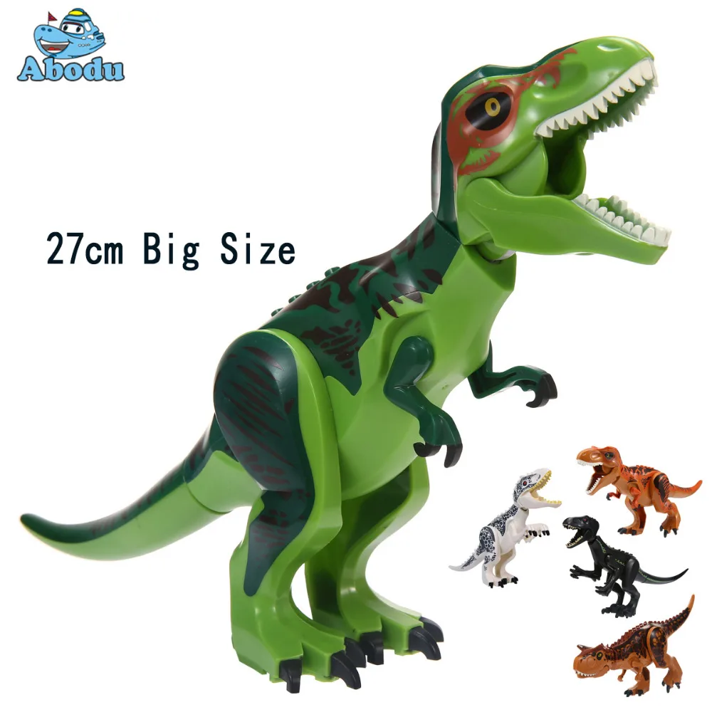 27 см брутальный Raptor здания Юрского периода блоки мира 2 мини-фигурки динозавров