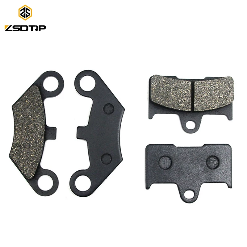

ZSDTRP 1 Pair Motorcycle Parts Front & Rear Brake Pads Disks For QUADZILLA CVT 150 E CUV 300 E SUV 320 e 4x4 CVT 320 e 500 RL QZ