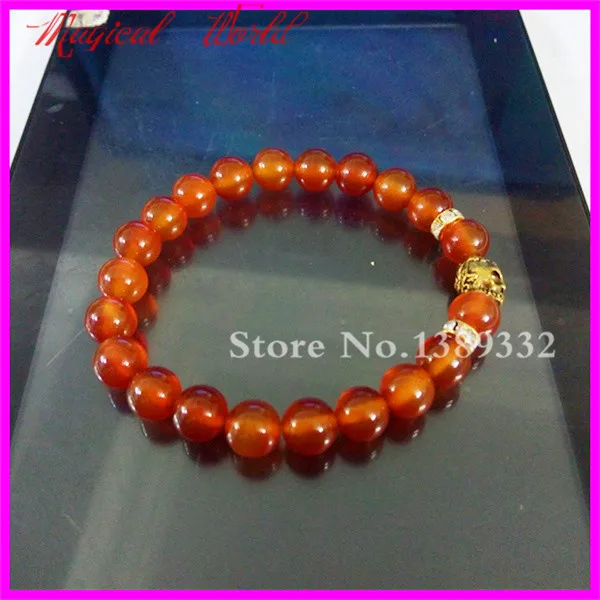 1 шт. красивые унисекс полудрагоценные Сердолик красные драгоценные камни бисер