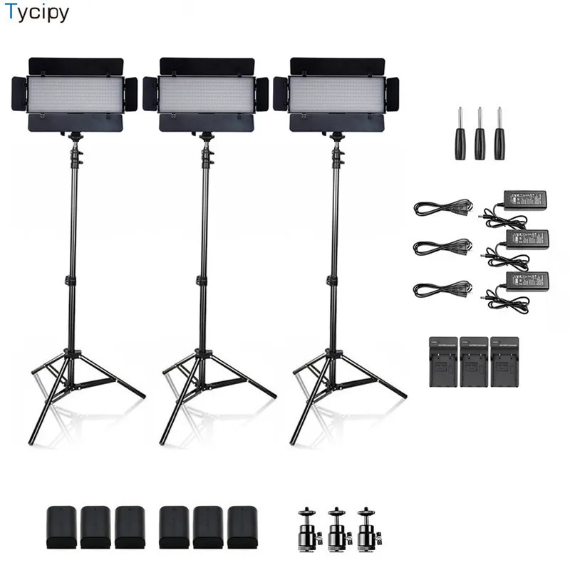 Tycipy светодио дный camera Фотографическая двухцветная студийная Фотостудия