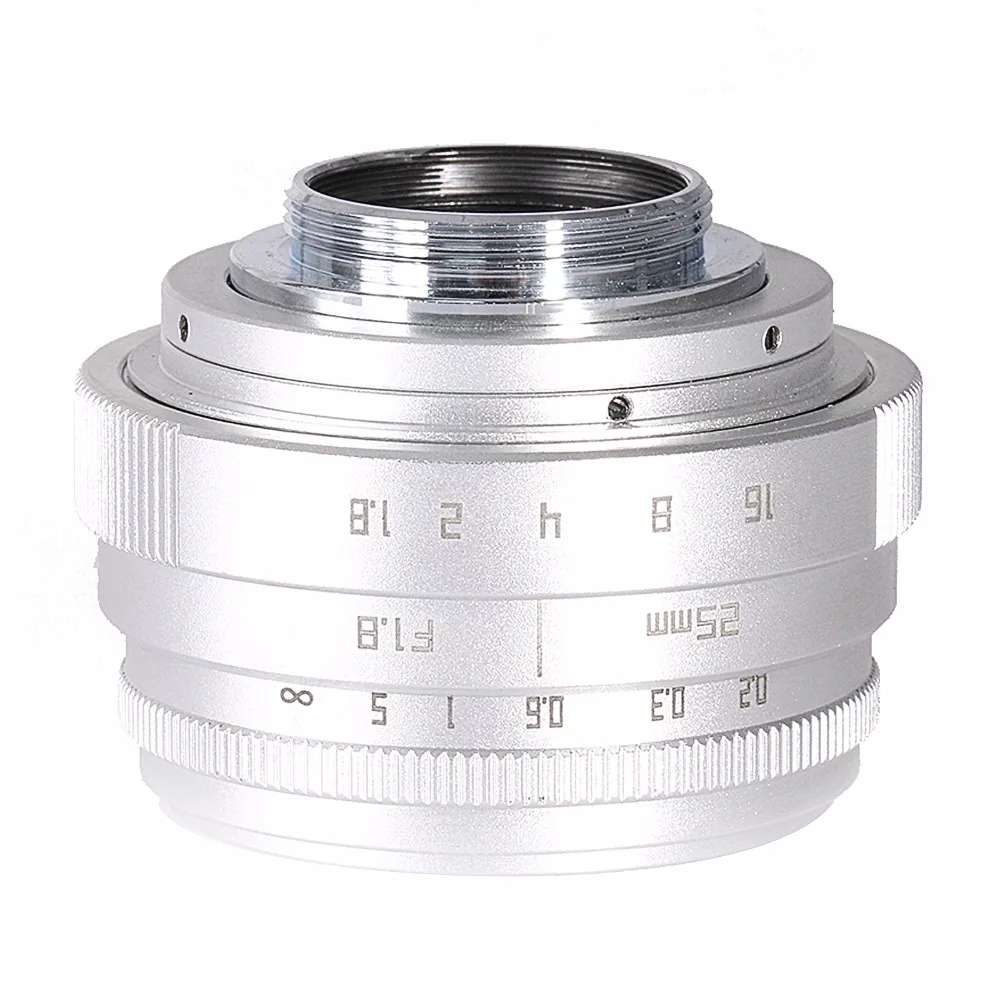 Фуцзянь 25 мм объектив стандарта с Mount F1.8 камеры CCTV II Мини APS C Камера объектив/CCTV