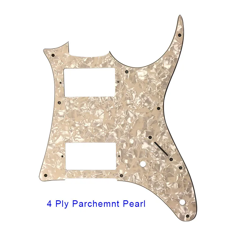 4ply parchment pearl Pleroo гитарные части, палочки, охранники, костюм для Ibanez GRX20, Япония, MIJ, гитара, лучшее качество, HH, палочки, защита для музыки, сменный аксессуар - Цвет: 4ply parchment pearl