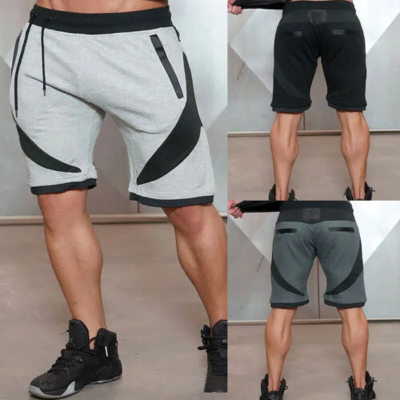 

2019 New Brand Fashion Men's Casual Shorts Soft Simple Pants Cotton Gym Fitness Jogging Running Shorts