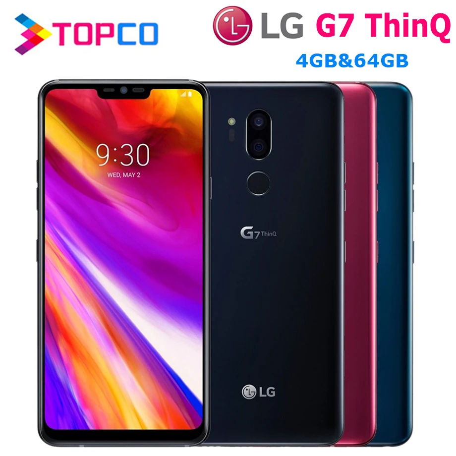 Оригинальный разблокированный LG G7 ThinQ G710N LTE Android Восьмиядерный 6 1 дюйма двойная