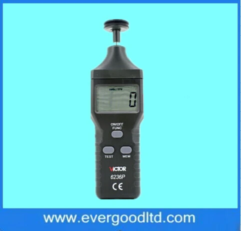 Victor DM6236P Digital Photo Laser+Contact Tachometer RPM Motor Factory Direct Sales | Инструменты