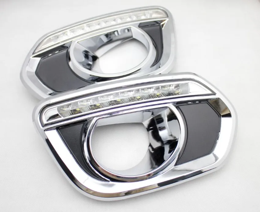 Пара светодиодный дневные ходовые огни сигнал поворота DRL приводная лампа для Great