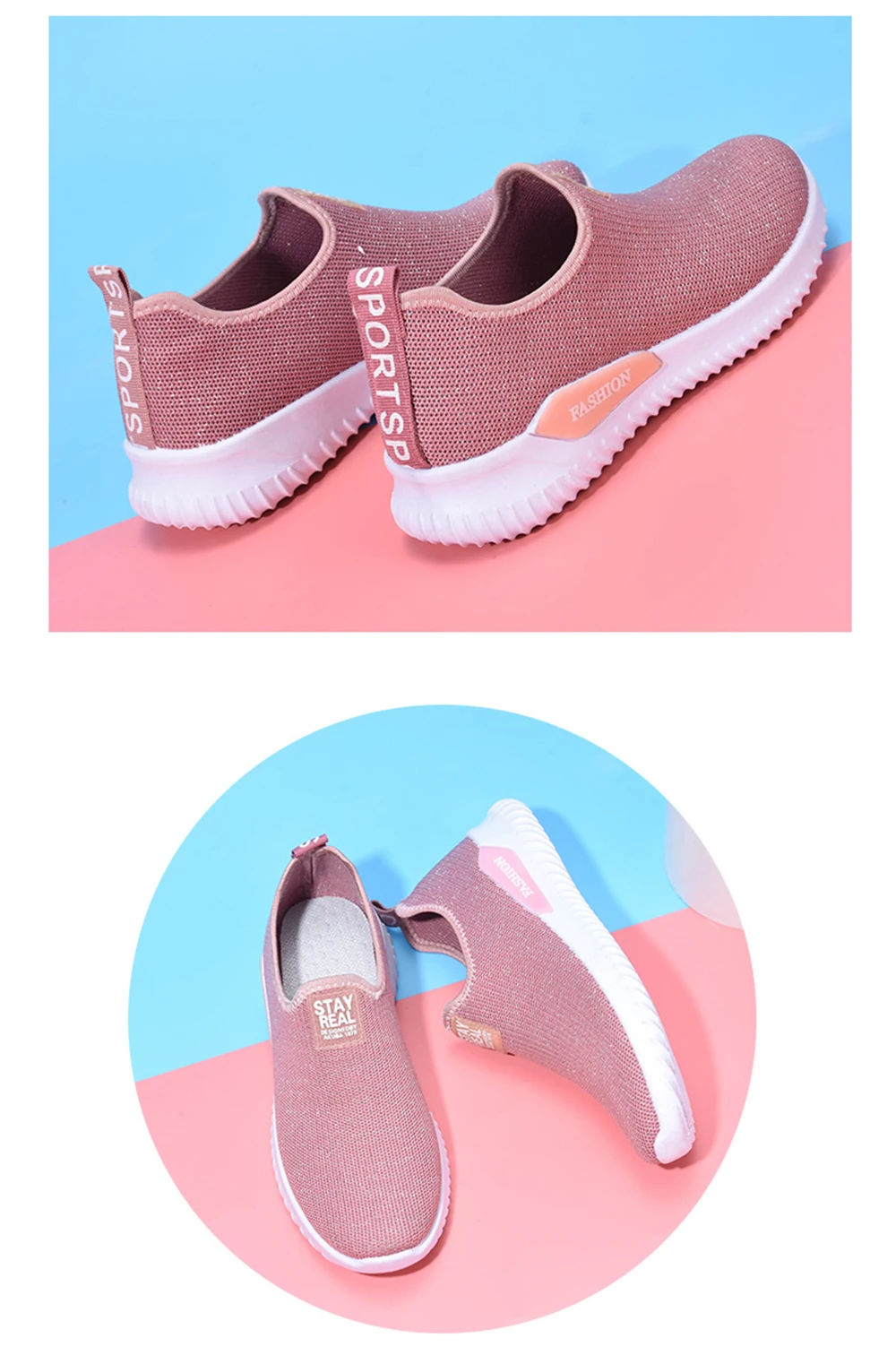 Zapatos de mujer; Женская Роскошная обувь без застежки; женская обувь; новые удобные дышащие Прогулочные кроссовки из сетчатого материала; femme GF01B