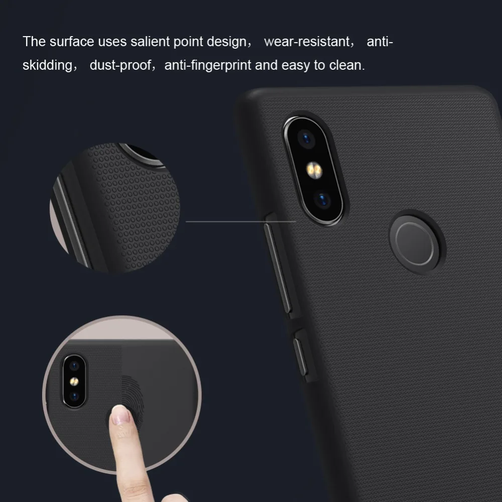 Для xiaomi mi 8 se чехол NILLKIN матовая жесткая задняя крышка из ПК с подарочным