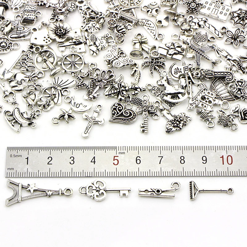 1 упак./лот античное серебро смешанный стиль подвески в виде животных для DIY