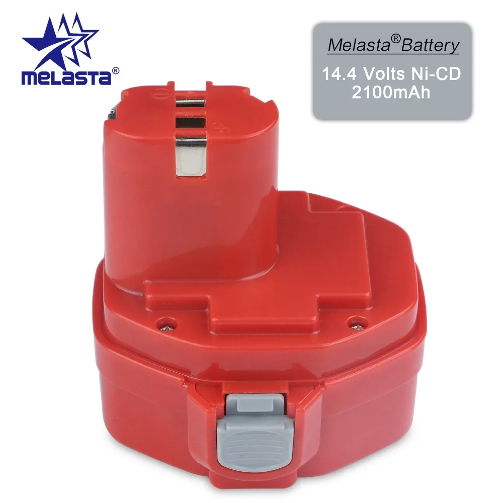 MELASTA 14,4 В 2.1Ah NI-CD перезаряжаемые Батарея для беспроводная дрель makita PA14 1420 1422 1433 1434 1435F JR140D 192699-A 193158-3