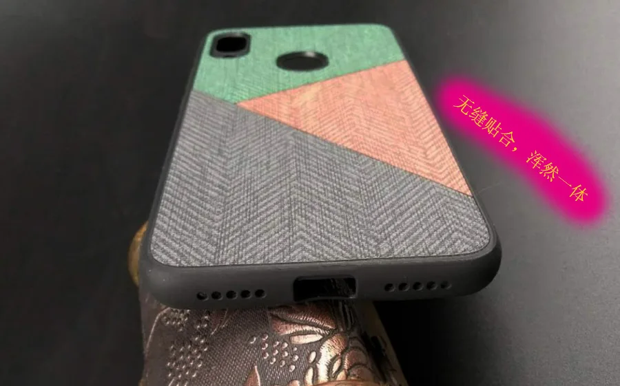 Для xiaomi redmi note 7 Чехол Мягкий ТПУ Край + твердая ткань текстура модный защитный