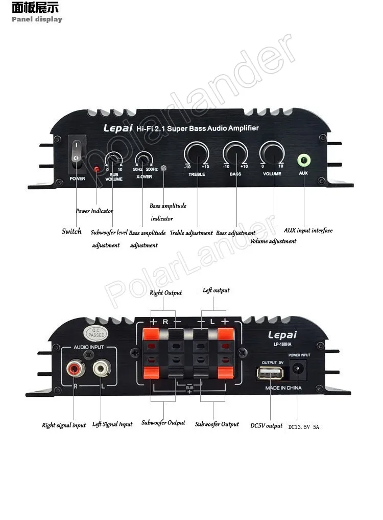 Lepy Hi Fi 2 1 супер бас сабвуфер усилитель мощности для мотоцикла автомобильный аудио