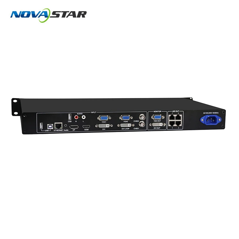 Nova star полноцветный светодиодный дисплей 2 в 1 видеопроцессор VX4S VX4U 4 LAN порты вывода 2,3 миллионов пикселей nova scaler и splicer