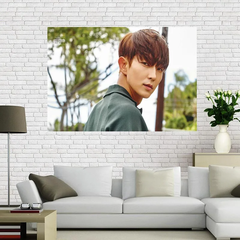 Пользовательские Холст плакат LEE JOON GI плакат 60x90 см отделочная ткань для дома ткань настенный плакат Принт шелковая ткань - Цвет: 11