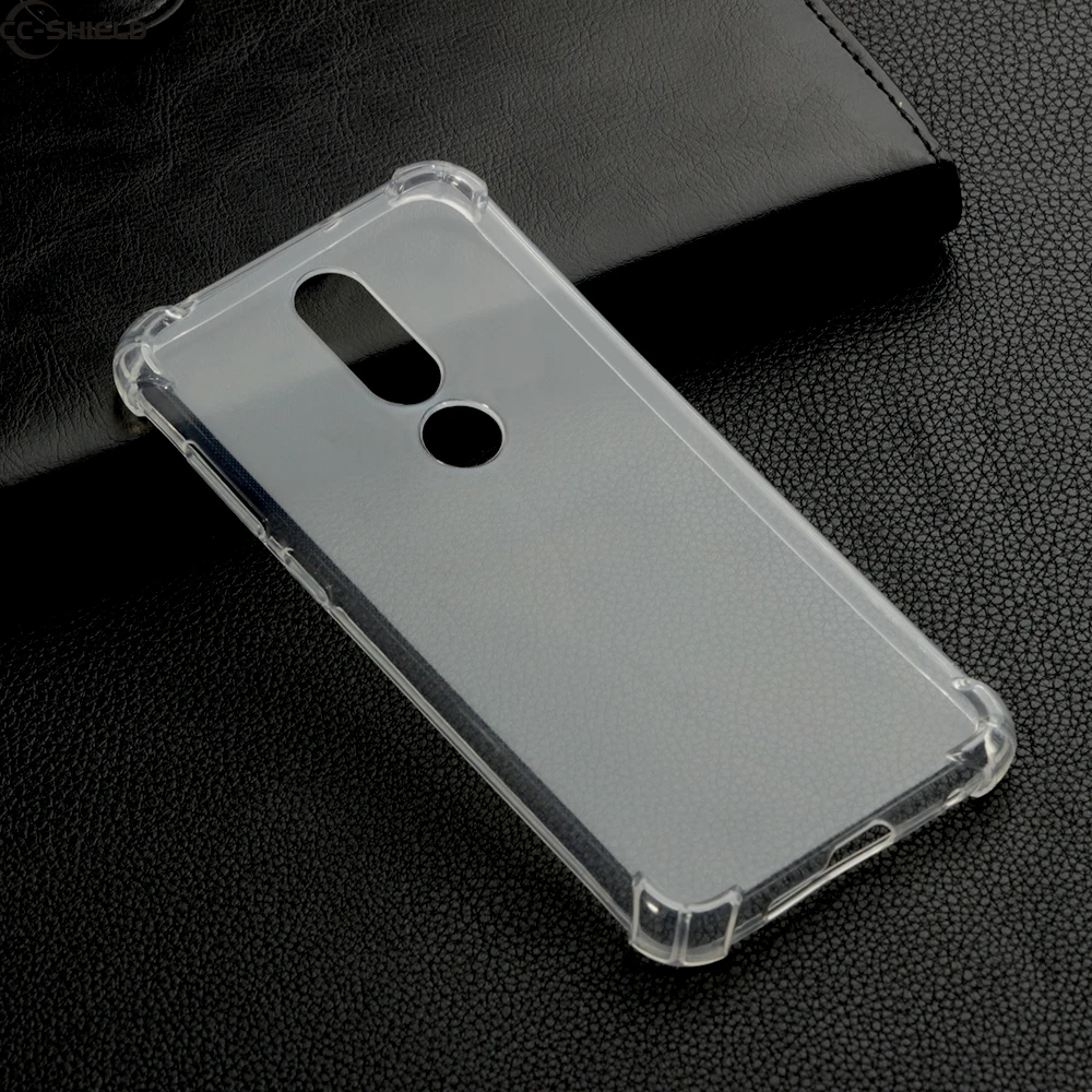 Soft Cover for Nokia 6.1 Plus Ultra thin Clear Transparent TPU Silicone Case X6 TA-1099 TA-1103 TA-1116 Phone |