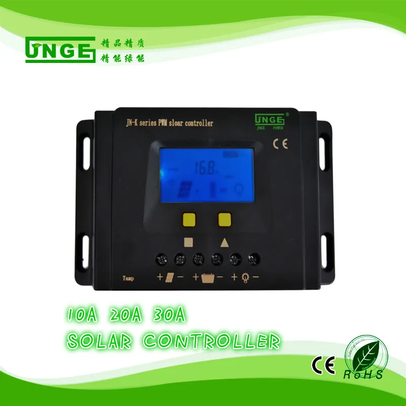 JNGE Power 10 30A 12 В/24/48 в режимы авто pwm Контроллер заряда солнечной батареи с RS232 RJ45