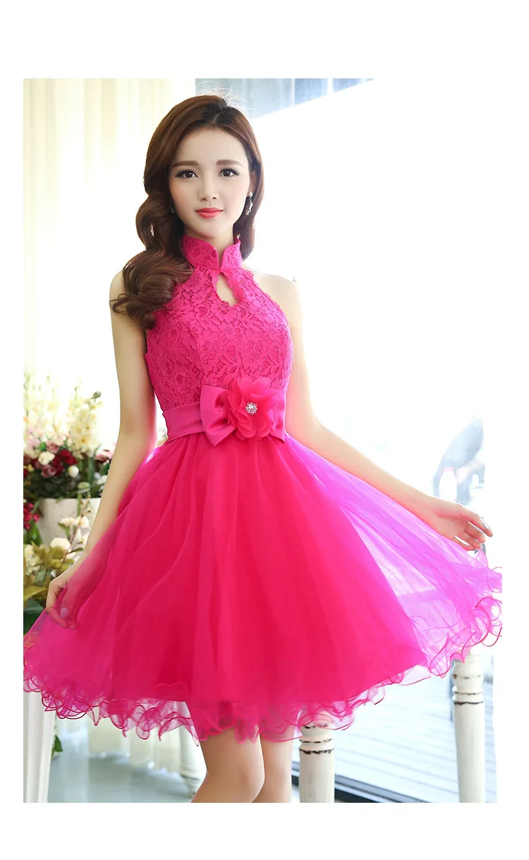 

2019 Free shipping Halter homecoming Party gowns short cocktail dresses Baile vestidos Vestidos de regreso a casa TK503