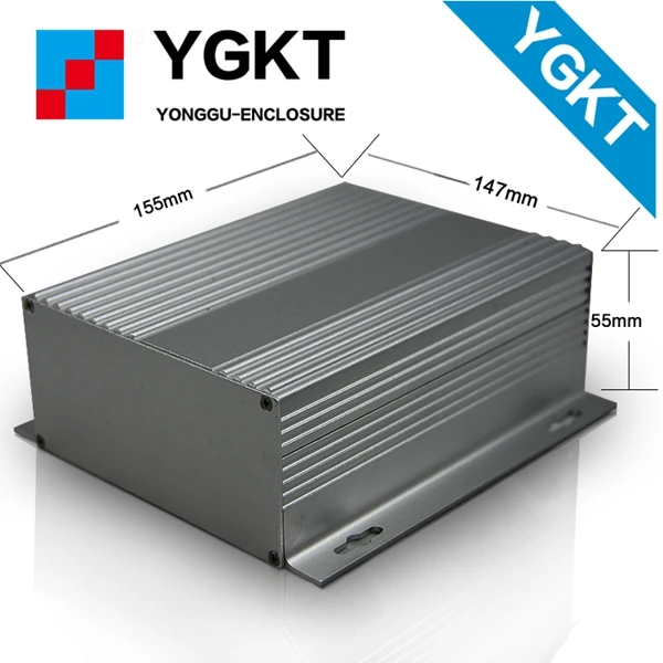 Корпус из экструдированного алюминия для промышленного блока управления