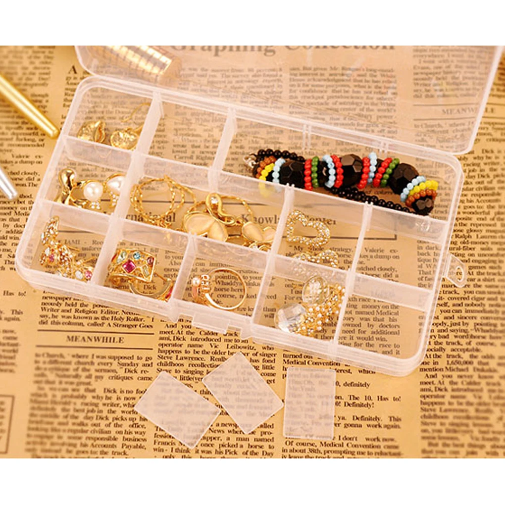 Ящик для хранения украшений ящик сережек и колец с отделениями 10/15/24|storage box case|storage
