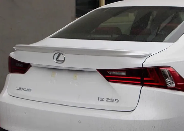 

For Lexus IS250 IS300 IS350 Spoiler ABS Material Car Rear Wing Primer Color Rear Spoiler For Lexus IS350 Spoiler 2014-2018