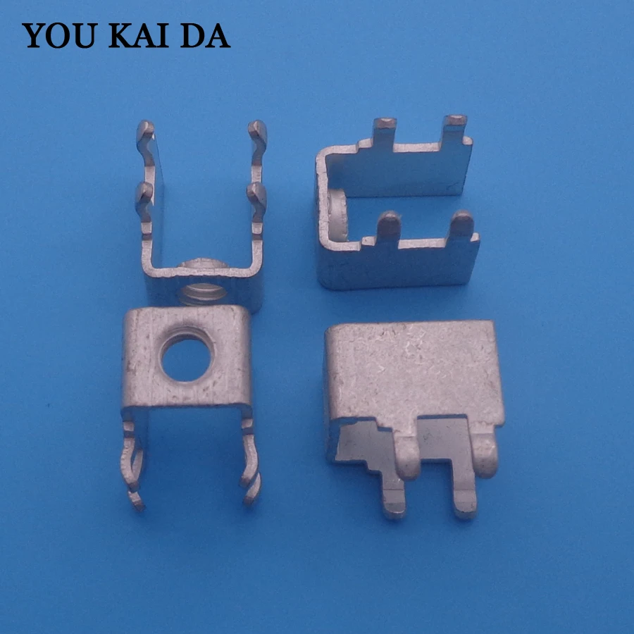 10 шт. клеммы для печатной платы PCB-2 (M4) клеммные из луженой меди Клеммная колодка
