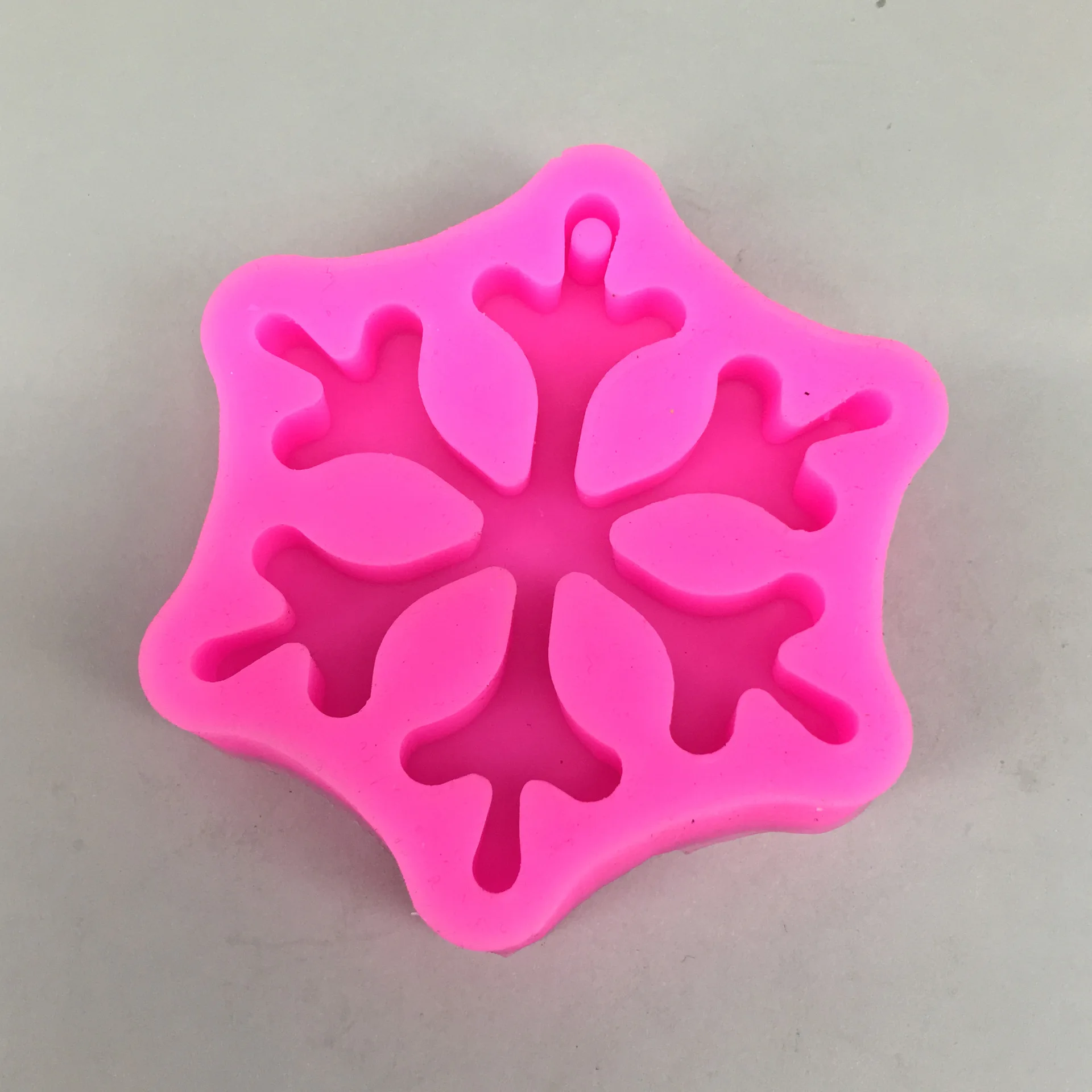 3D Снежинка Ароматическая гипсовая форма силиконовый пластырь автомобильная