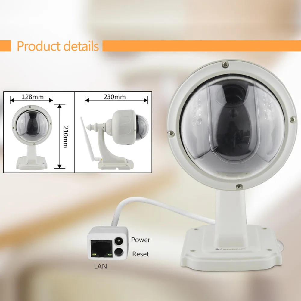 IP безопасность беспроводная WiFi наружная HD ip камера безопасности 720P Wifi
