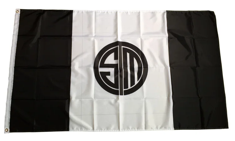 Бесплатная доставка TSM Флаг Новый 90x150 см Team Solo MID 100% полиэстер | Дом и сад