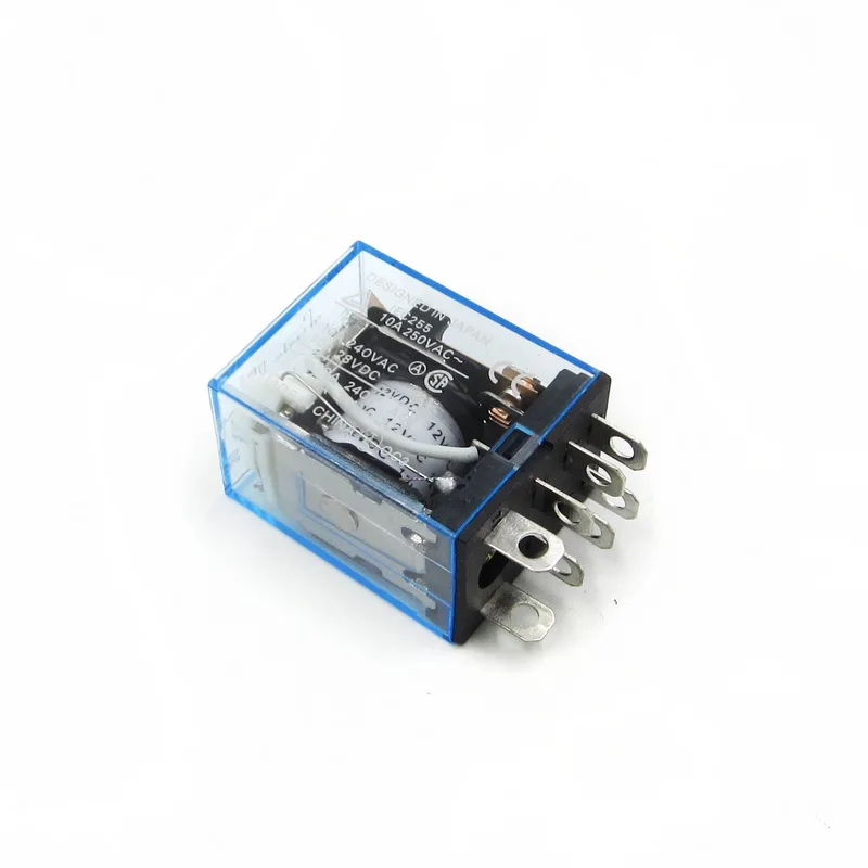 Реле питания LY2NJ 12 В DC катушка миниатюрное реле DPDT 8 контактов 10A 240VAC LY2 HH62P JQX 13F с