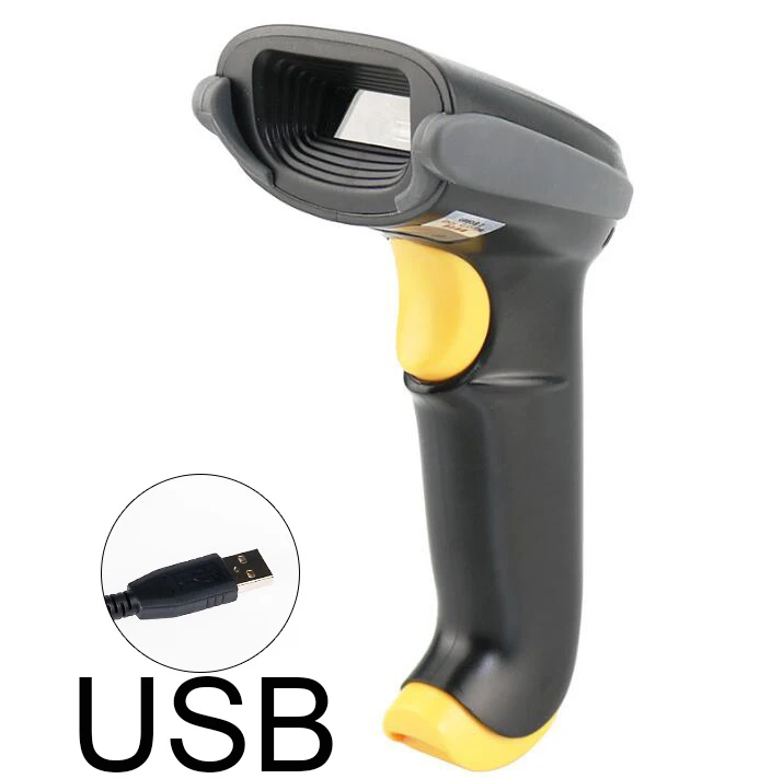 USB 2200 облачно-визуальный сканер 2d сканер штрих-кода супермаркет Ручной 2D сканер штрих-кода qr-код считыватель USB или RS232 - Цвет: USB