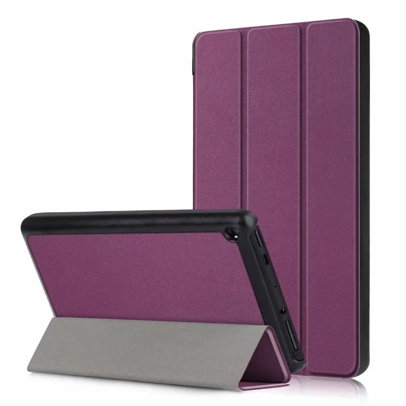 30 шт./лот тонкий Чехол-книжка из искусственной кожи для Kindle Fire 7 2019 Роскошный