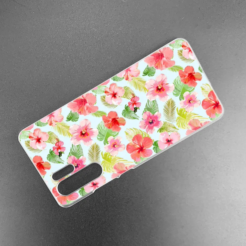 С цветочным принтом, мандалой чехол для huawei P20 P30 P Smart Nova 4 3i P10 P9 P8 mate 10 20 lite Pro Mini Жесткий ПК чехол для телефона