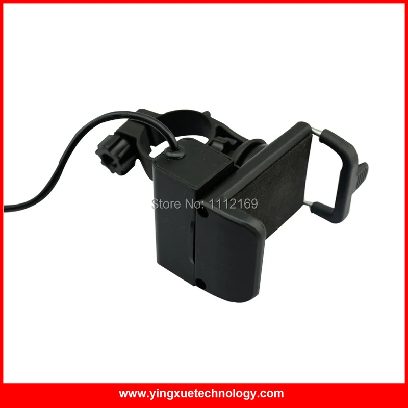 Держатель для мобильного телефона с креплением на руль мотоцикла скутера 12 24 В 2 4