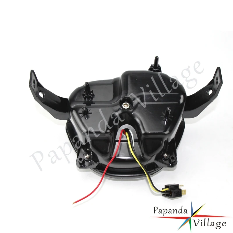 6500K 110W мотоцикл светодиодный фары DRL Hi-Lo огни для Suzuki Бульвар M109R VZR1800 M90 2006- водонепроницаемый налобный фонарь