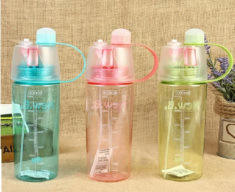 Пластиковый портативный шейкер для велосипеда 600 мл|water bottle straw|bottle strawsport spray |