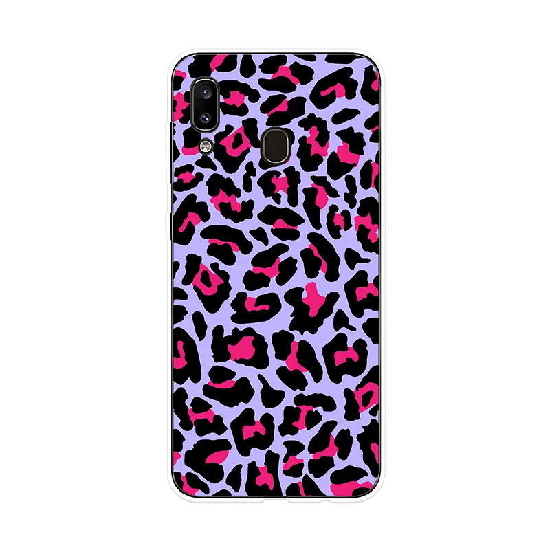 Силиконовый чехол с леопардовым принтом для Sumsung Galaxy A10 A20 A20E A30 A40 A50 A60 A70 A80