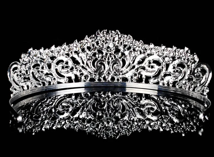 Topwedding Стразы Свадебный головной убор свадебная тиара Корона, для женщин