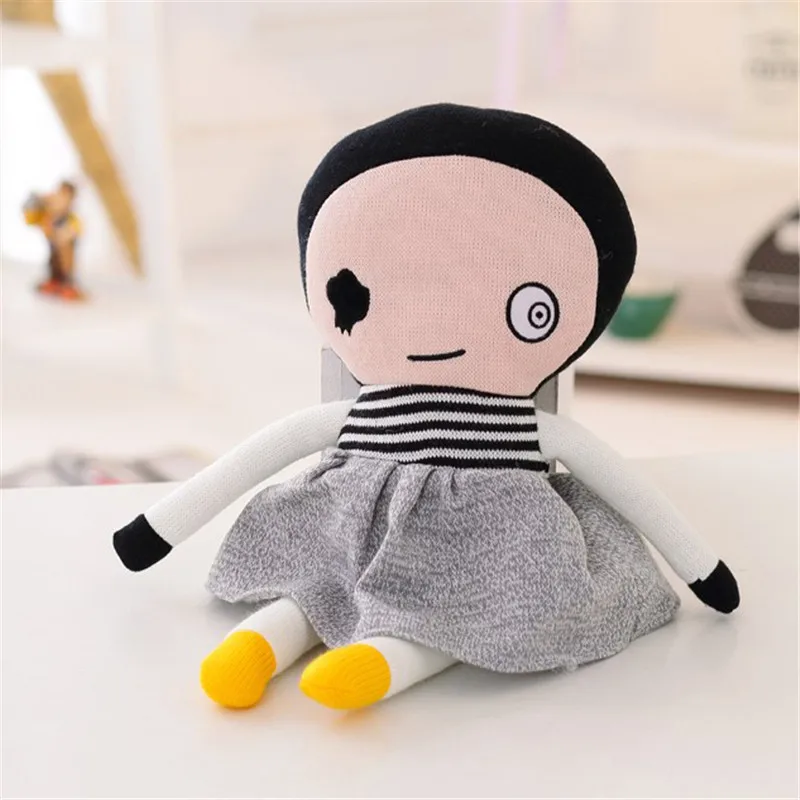 Кукла реборн вязаная шерстяная мягкая кукла Кролик для детей подарок на день