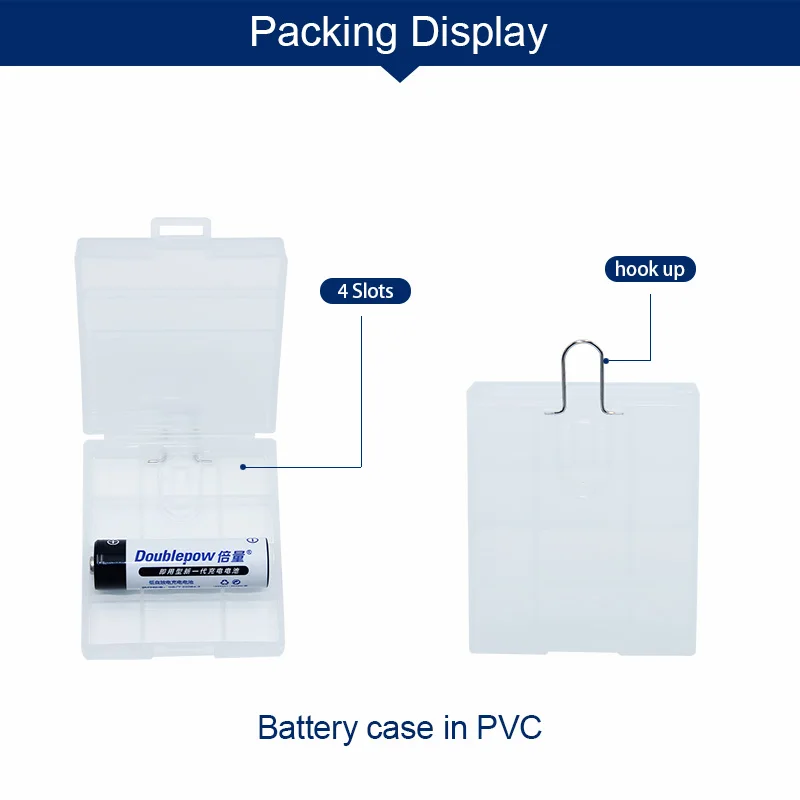 4 шт./лот DP-AA/AAA 1,2 V doulepow аккумуляторная батарея 800 mAh-2700 mAh в фактической большой емкости батареи