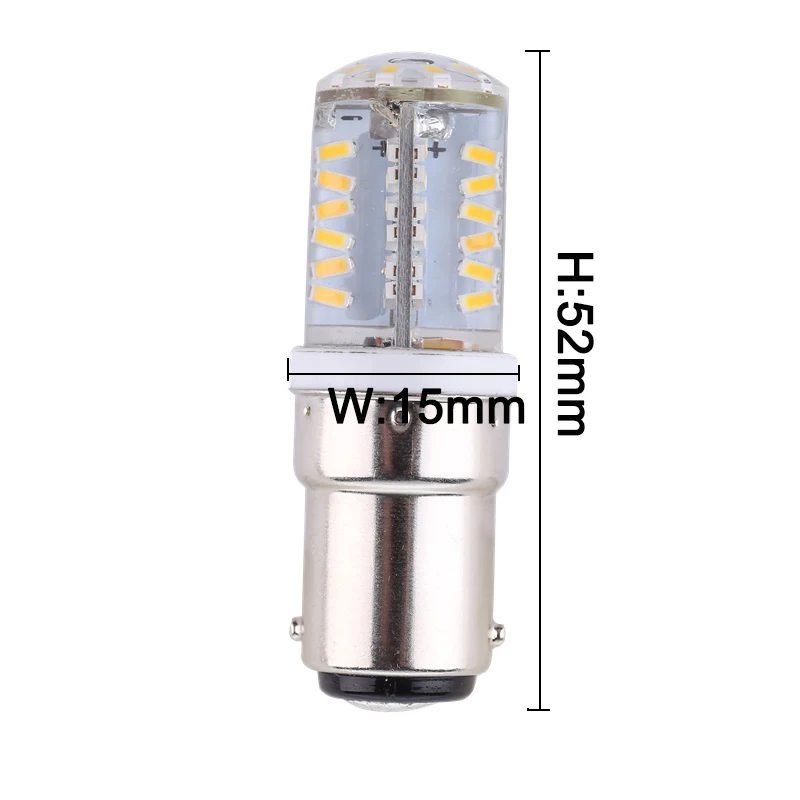 Viewi 1x лампе светодио дный лампы B15 Ac/Dc 12 вольт мини силиконовые light3014 57 s супер яркий